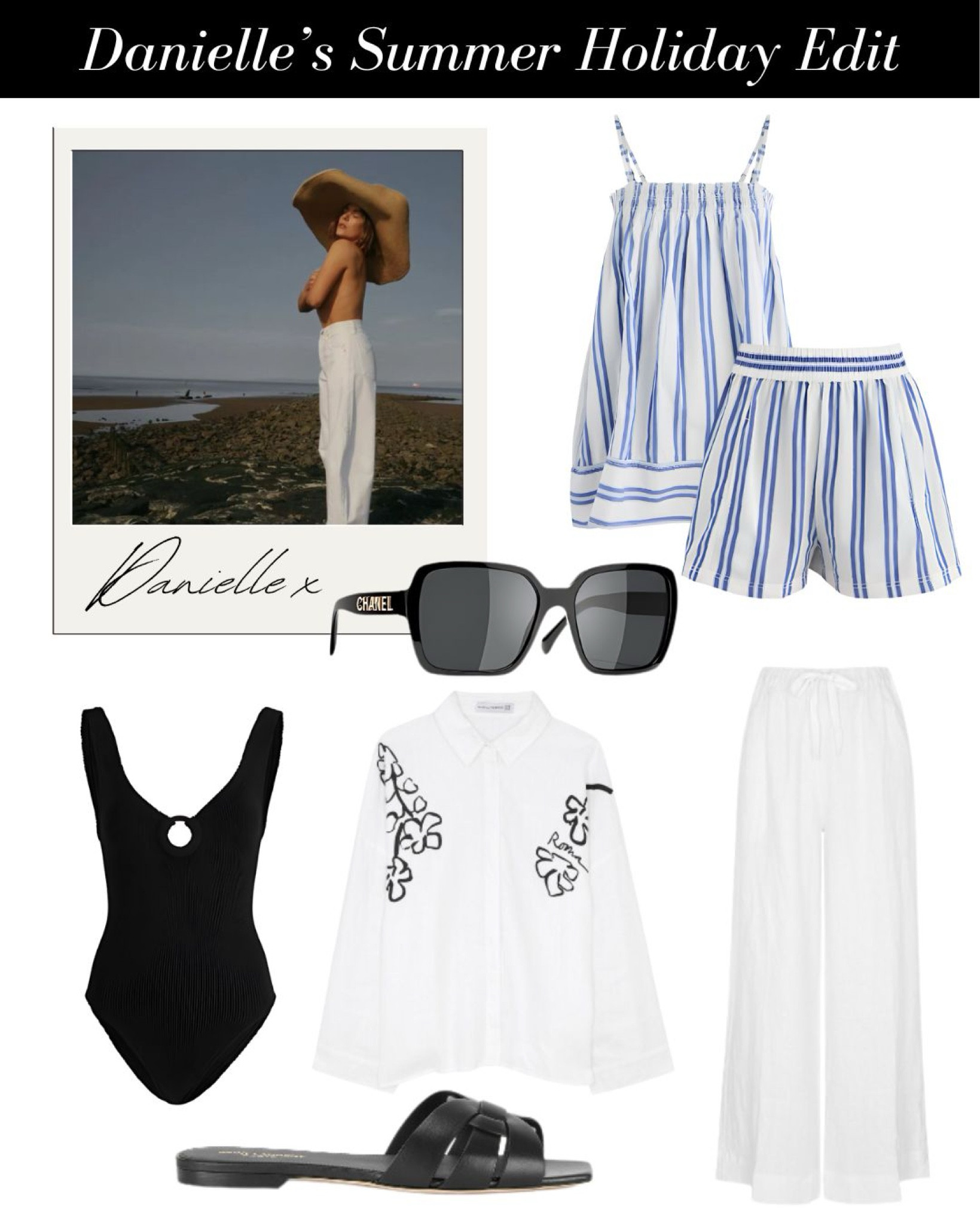 At Hood Live, our recent event with Harvey Nichols, our head of social, Danielle, picked her must-haves to pack for your trips this summer. Easy co-ords, the swimsuit of dreams and the forever sandal are all investment piece you’ll want to take with you wherever you head.

#LTKstyletip #LTKuk #LTKsummer