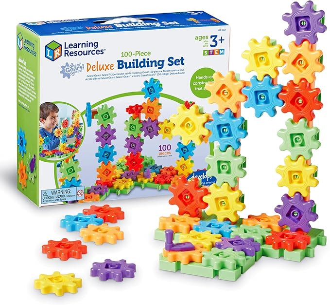 Learning Resources Gears! Gears! Gears! 100-Piece Deluxe Building Set -STEM Activities, Fine Moto... | Amazon (US)