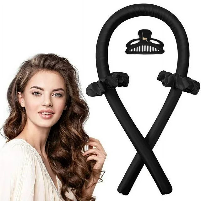 DCutie Heatless Curling Rod Headband No Heat Curls to Sleep in Curl Ribbon with Scrunchies Hair C... | Walmart (US)