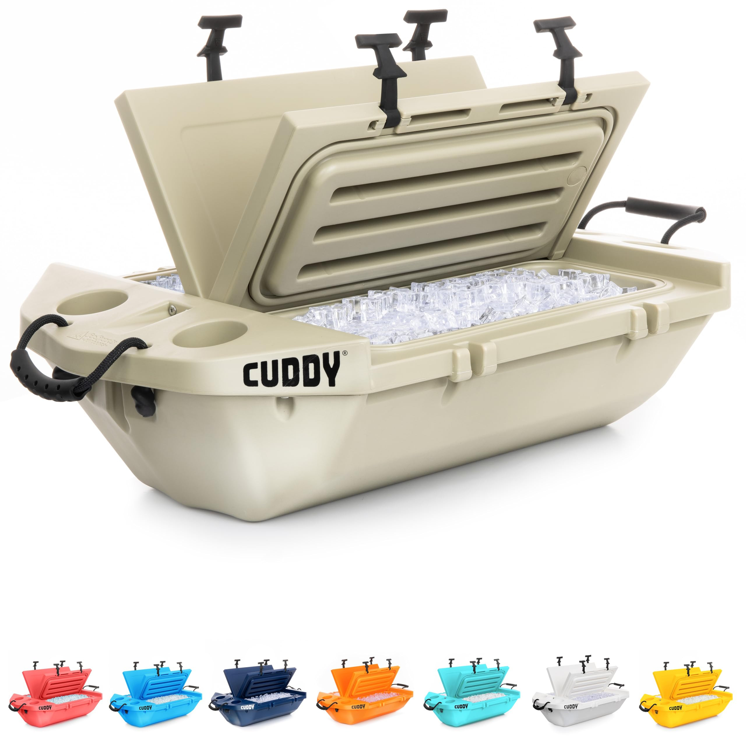 CUDDY Floating Cooler and Dry Storage Vessel for Land & Water – 40QT– Great for River, Beach,... | Amazon (US)