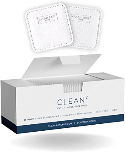 Clean Skin Club Clean² Extra Large Face Pads, Guaranteed Not to Shed & Tear, Unique Triple Layer... | Amazon (US)