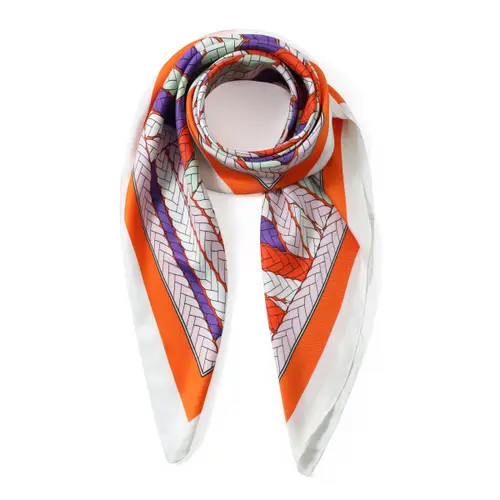 Youzey The Marlowe Scarf in Orange/purple at Nordstrom | Nordstrom