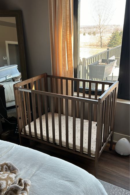 New mini crib for Samuel since he’s outgrown the beside bassinet! Linked the crib sheet as well! 

#LTKfindsunder100 #LTKbaby #LTKbump