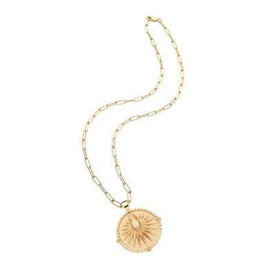 Jane Win Charleston Original Pendant Coin 18" Drawn Link | Monkee's of Mount Pleasant