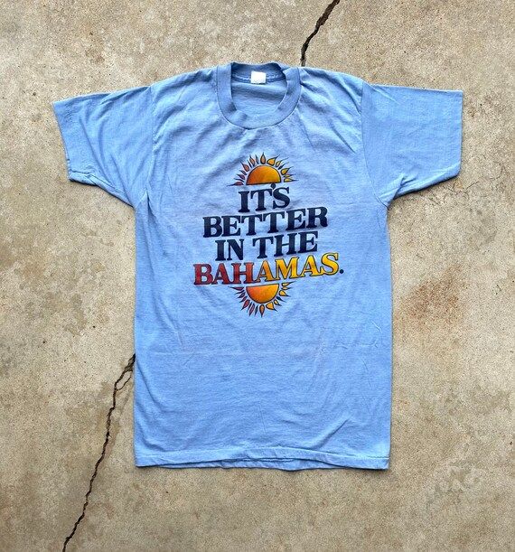 Vintage 70’s Dead Stock Bahamas T Shirt | Etsy (US)