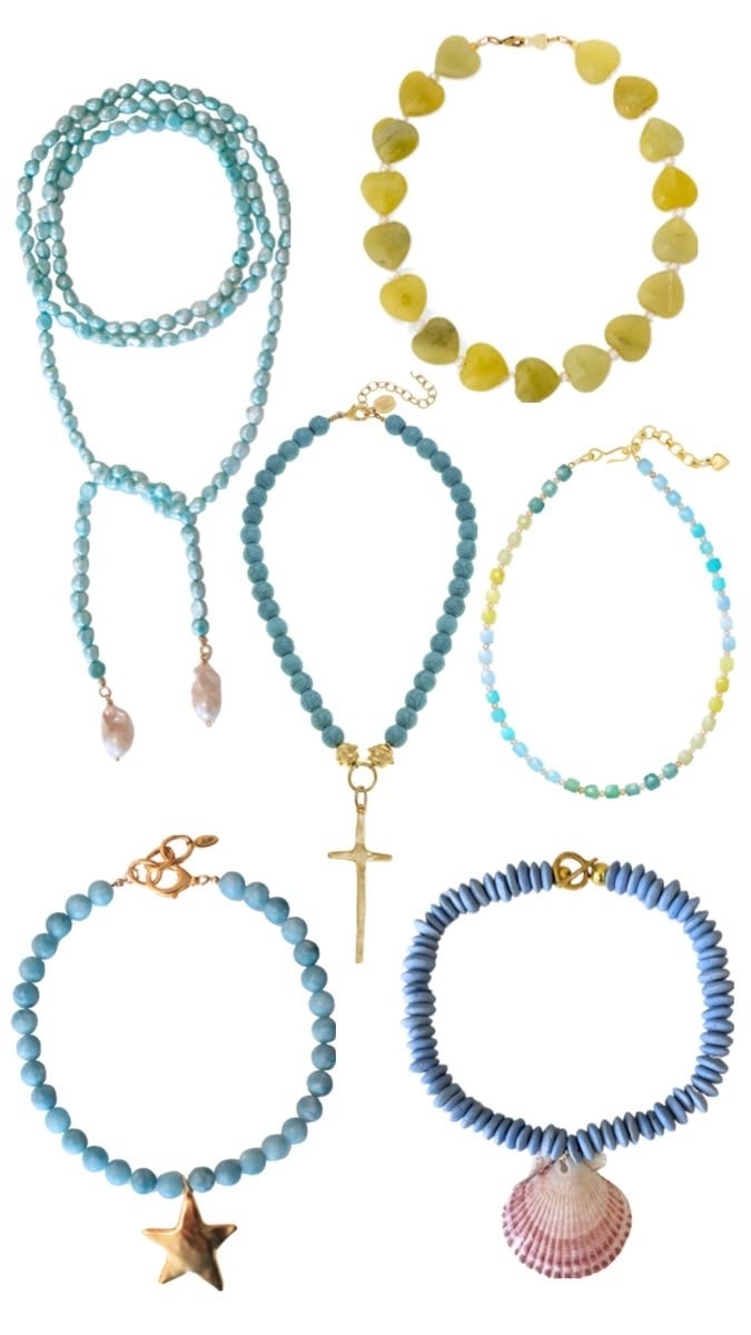 Jup jewels are the other two necklaces!