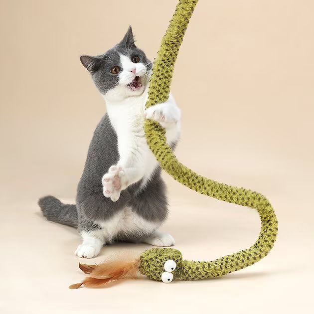 ZEZE Lovely & Delicate Forest Snake Tease Wand Cat Toy | Chewy.com
