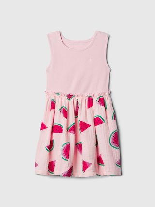 babyGap Crinkle Gauze Dress | Gap (US)
