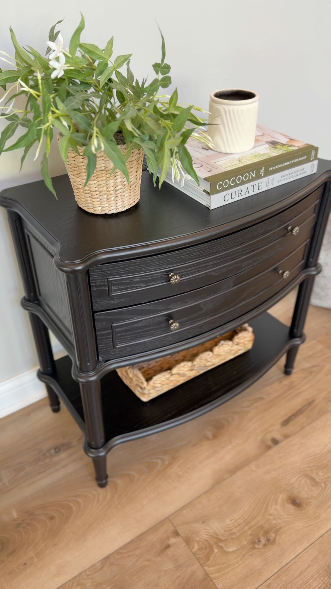 Beautiful nightstand or end table with charging capabilities!!! 

#LTKHome