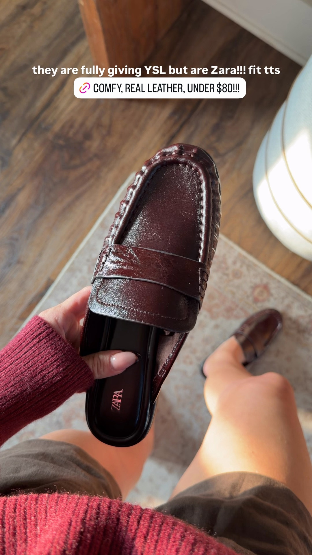 Designer look for less fall loafers from Zara! Fit tts so comfy @Zara

#LTKdayinmylife #LTKootd