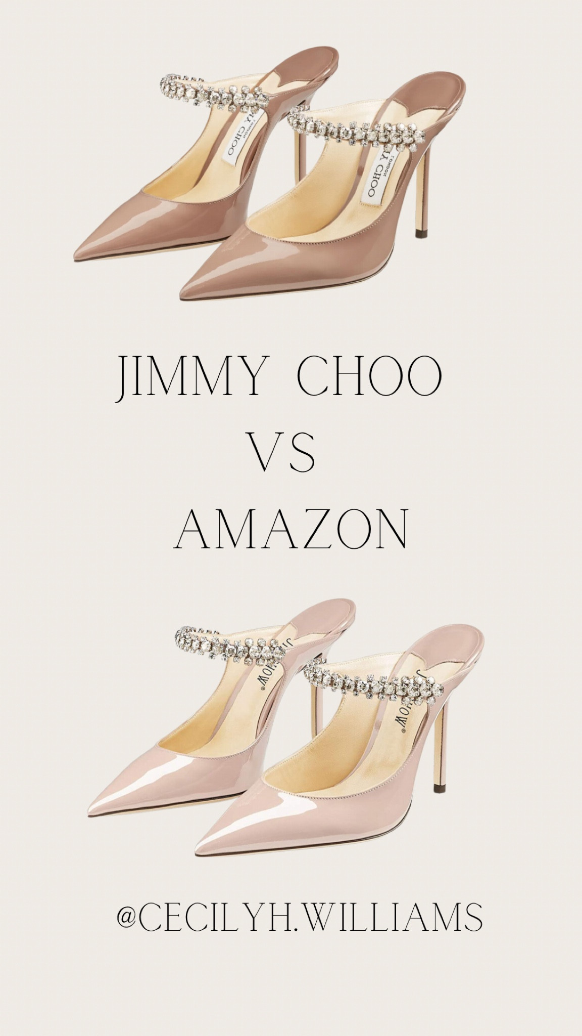 Another great Jimmy Choo dupe! These fit true to size

#Pumps #NudePumps #NudeShoes #JimmyChoo #Amazon #Dupe #Crystal #EveningShoes #LookForLess #Fashion #Footwear #Heels #HighHeels #AmazonShoes #WeddingShoes #RhinestonePumps #CapsuleWardrobe #ClassicPump 

#LTKunder100 #LTKshoecrush #LTKFind