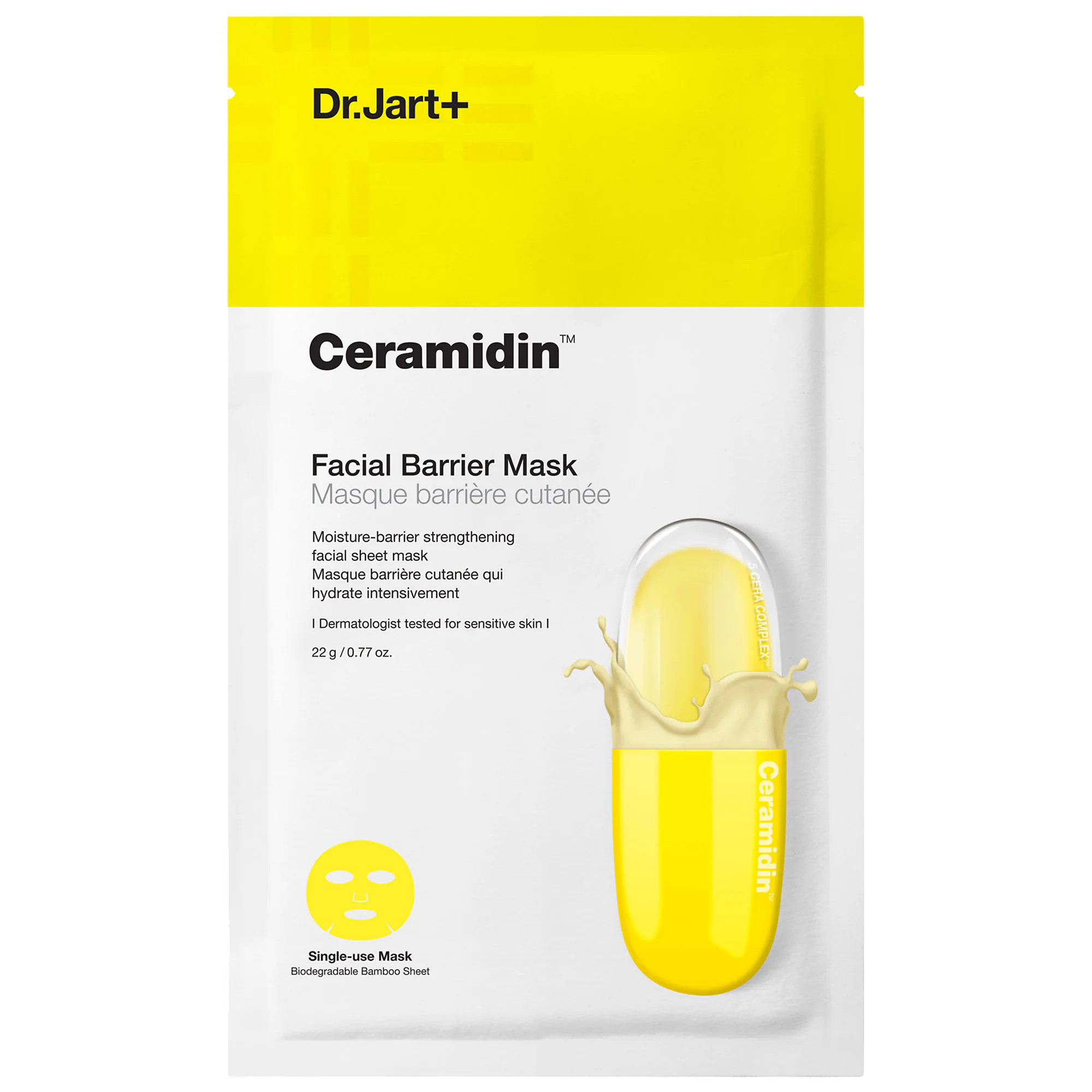 Dr. Jart+ Ceramidin™ Facial Barrier Mask Ceramidin™ Facial Mask 1 mask | Sephora (US)
