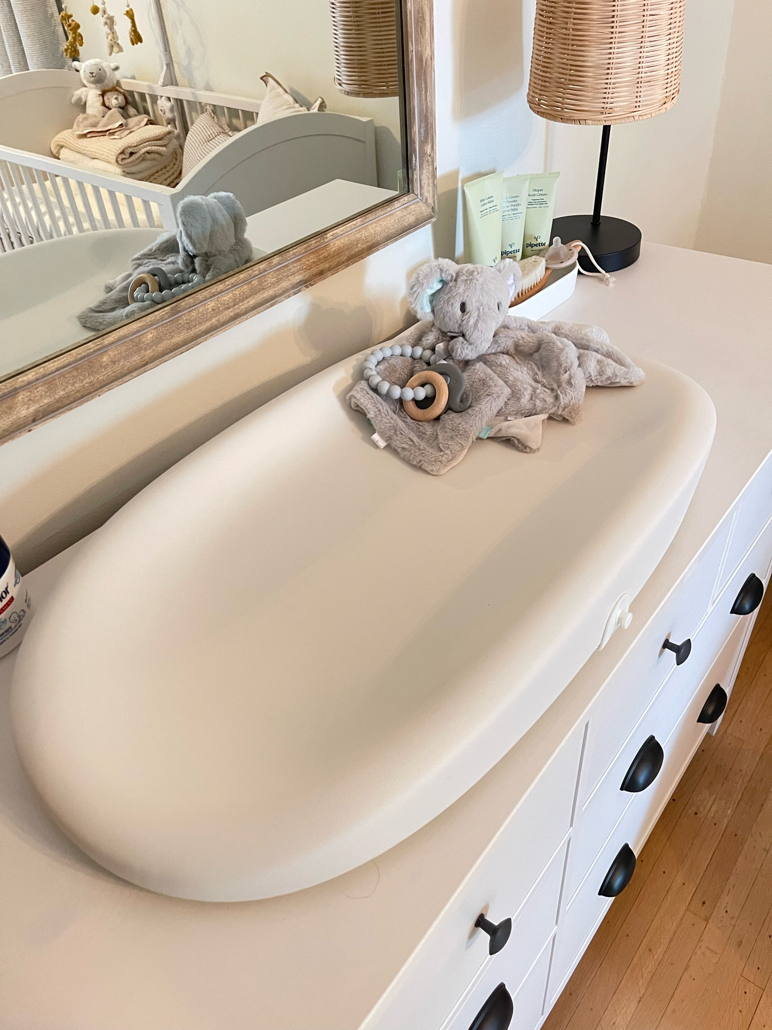 Love the hatch weighted changing pad for baby. 
Infant / baby / kids
Changing table / pad
Easy and wipeable 
Scale to weigh child 
Aesthetically pleasing home decor 

#LTKkids #LTKfamily
