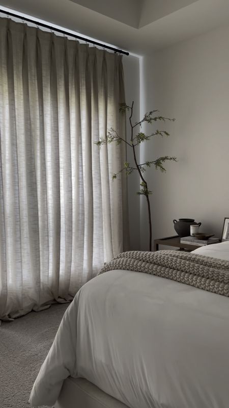 You can't go wrong with Two Pages Curtains! These were the perfect addition to our bedroom makeover! #organicmodern #twopagescurtains #twopageshome #bedroom #bedroominspo

#LTKhome