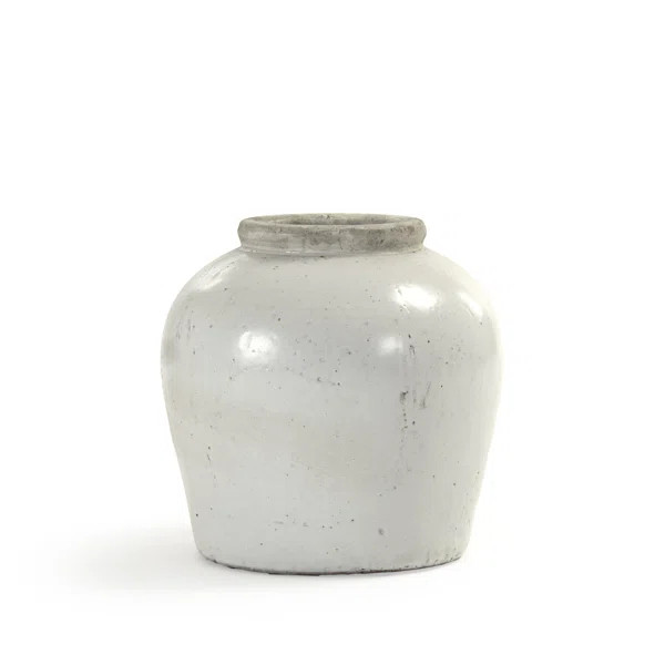 White Ceramic Table Vase | Wayfair Professional