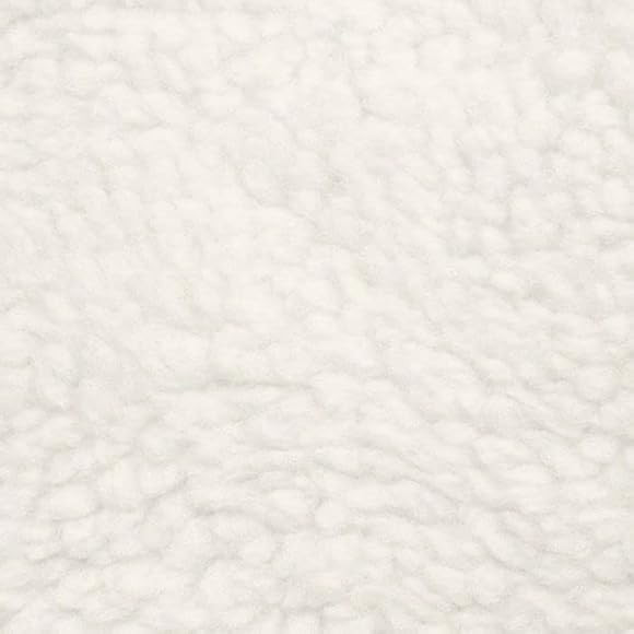 Solid Natural Creamy White Sherpa Plush Fleece Fabric by The Yard | Amazon (US)