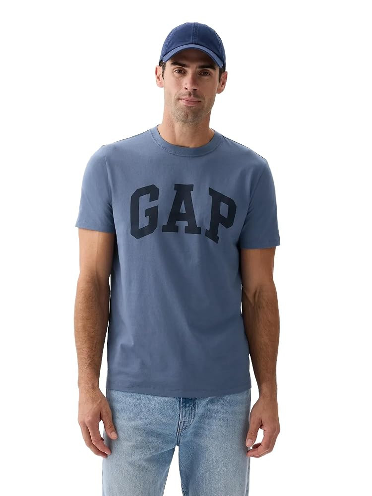 GAP Men's Everyday Soft Logo Tee | Amazon (US)
