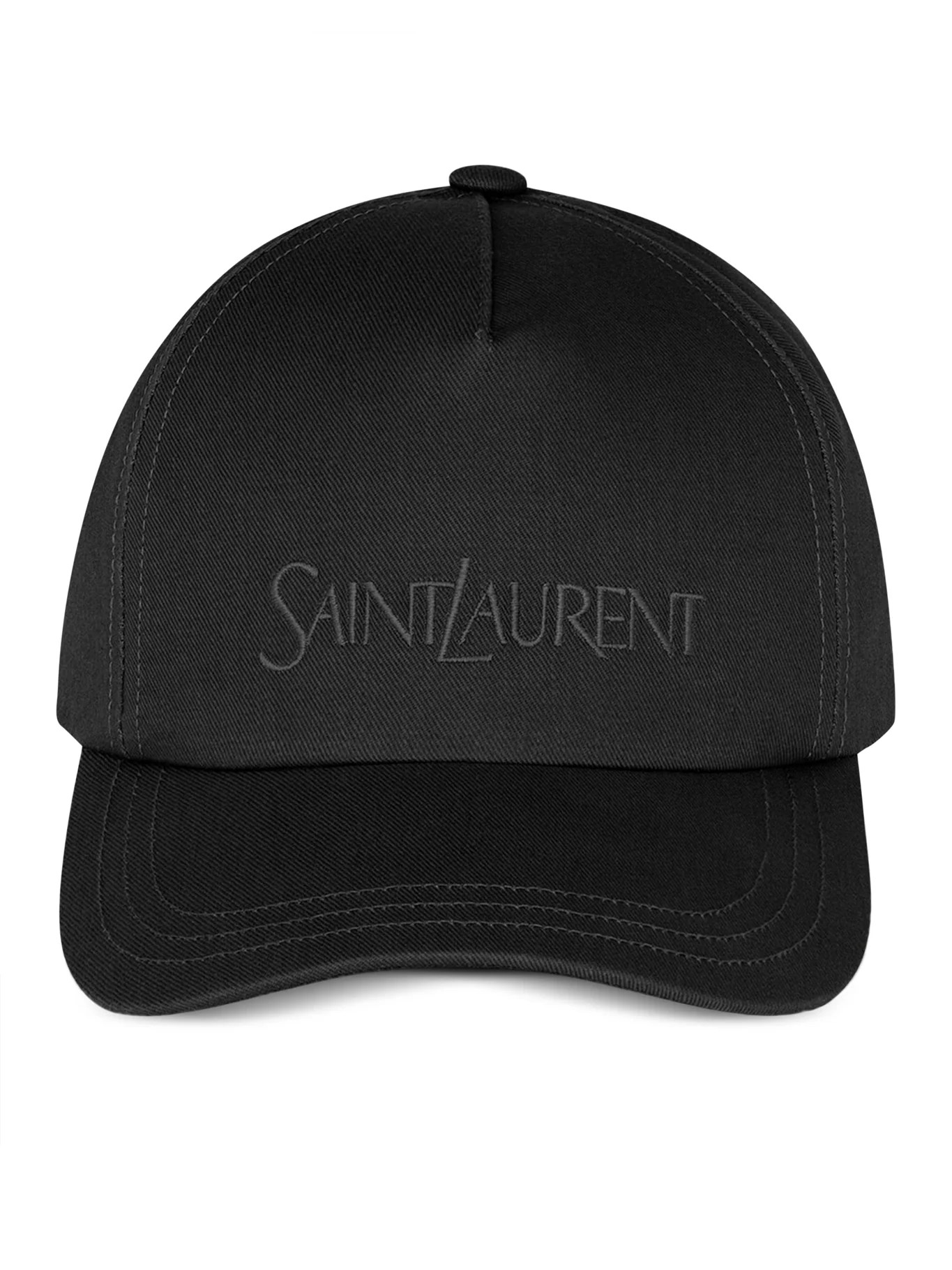 logo-embroidered gabardine-weave cap - Saint Laurent - Man | Suitnegozi INT