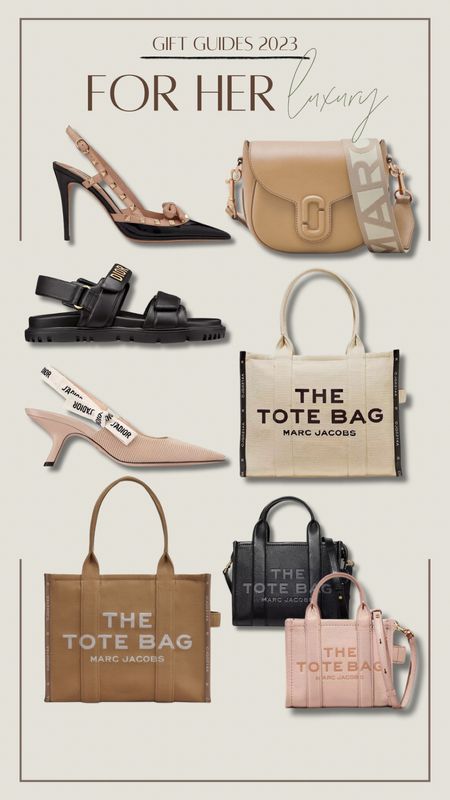 For the luxury girly — the tote bag is worth it x1000 to me! Fave bag🤎 and these shoes are on my wishlist 🤣

For her / gift guide / Marc Jacob’s / Dior / splurge picks / Holley Gabrielle 

#LTKGiftGuide #LTKHoliday #LTKSeasonal