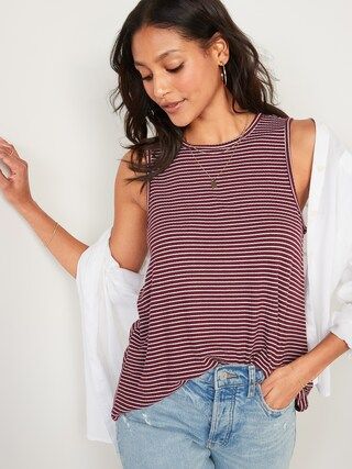 Loose Rib-Knit Tank Top for Women | Old Navy (US)