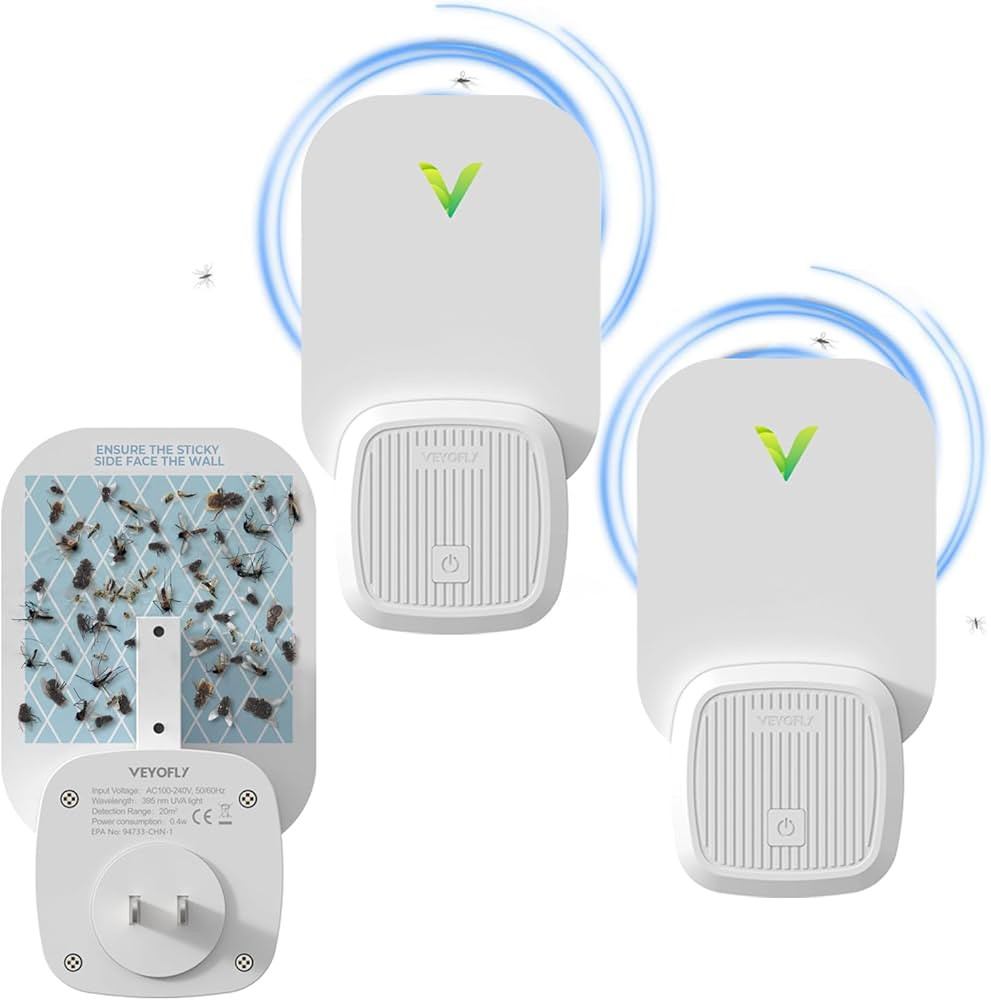 VEYOFLY Fly Trap Indoor, Fruit Fly Traps for Indoors, (2 Device + 6 Refills) Gnat Traps for House... | Amazon (US)