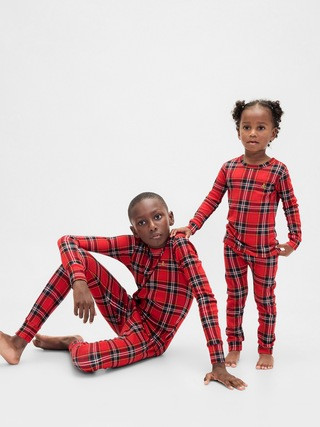 Kids & Baby Organic Brushed Cotton Holiday PJ Set | Gap (CA)