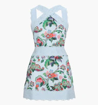 The Meagan Dress - Light Blue Jungle Floral | Hill House Home US
