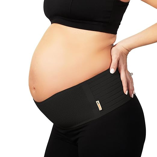 AZMED Maternity Belt Back Support - Adjustable Abdominal Binder for Pregnancy - Belly Band for Pe... | Amazon (US)