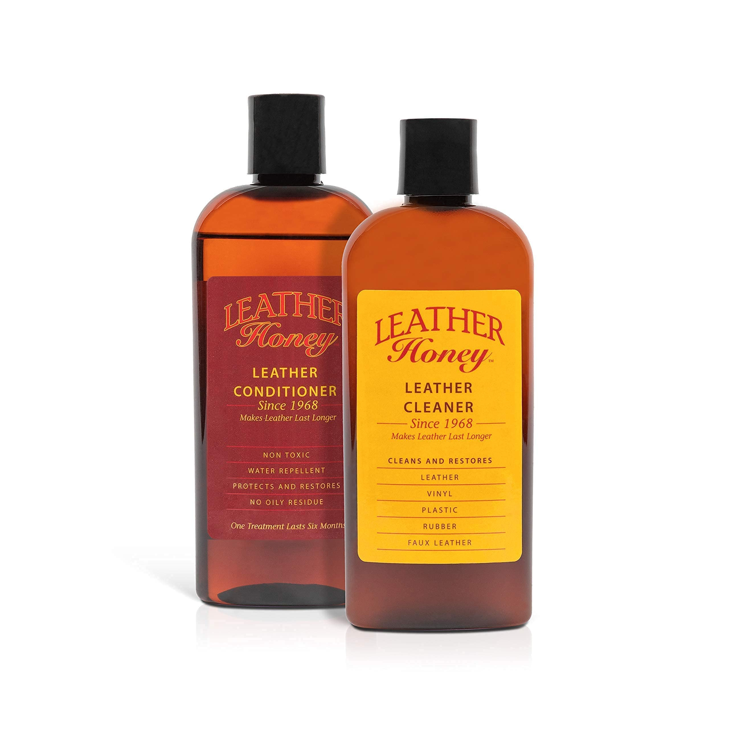 Leather Honey Complete Leather Care Kit Including 8 oz Cleaner and 8 oz Conditioner for use on Le... | Amazon (US)