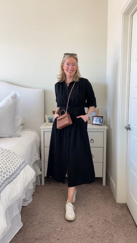 The perfect black shirtdress for spring for under $40!

classic style // target find // brunch outfit // errands outfit // vacation outfit

#LTKstyletip #LTKSeasonal #LTKfindsunder50