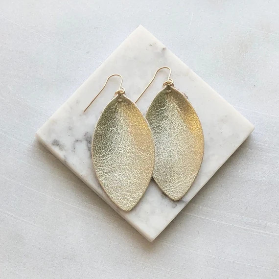 Leather Earrings, Earrings for Women, Fall Jewelry, Dangling Earrings, Colorful Earrings, Gift fo... | Etsy (US)