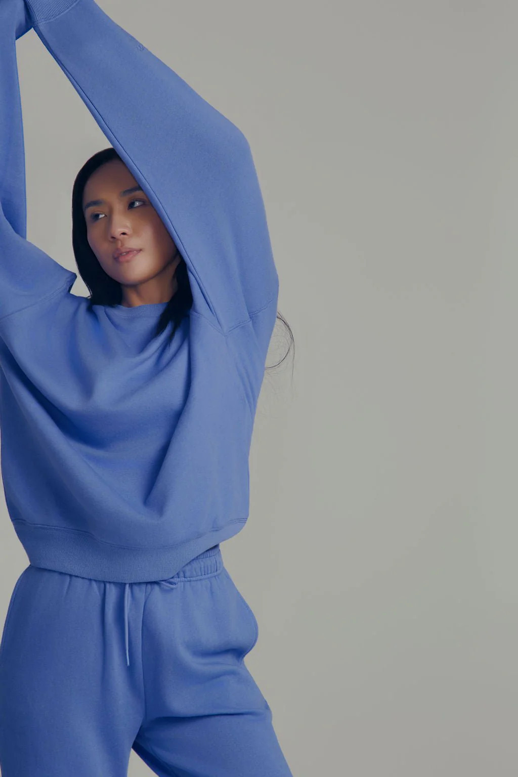 Threads Crew Pullover - Azul | Buffbunny Collection