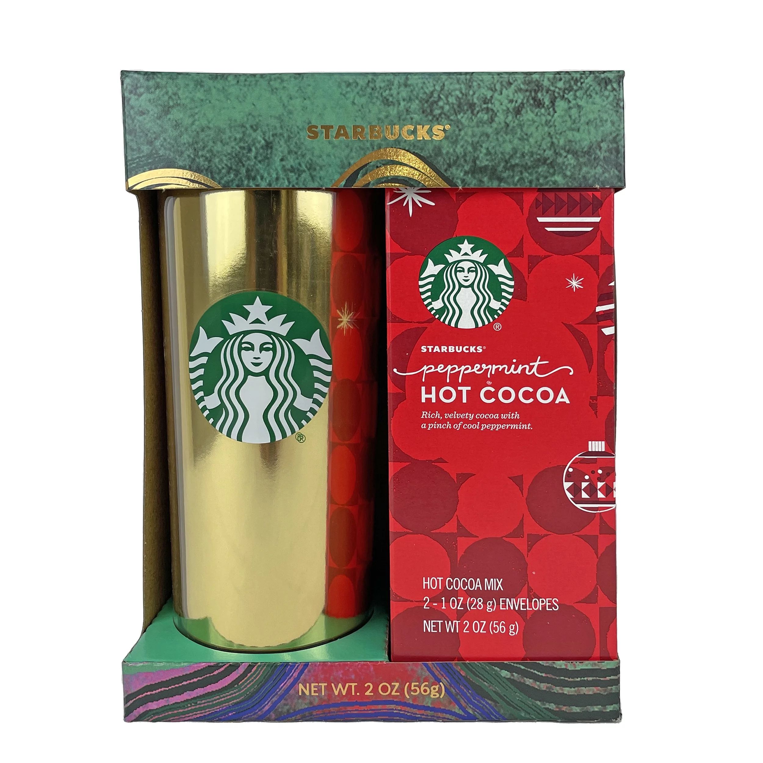 Starbucks Holiday Gift Pack - Savor the moment with Stainless Steel Tumbler and Starbucks Pepperm... | Walmart (US)