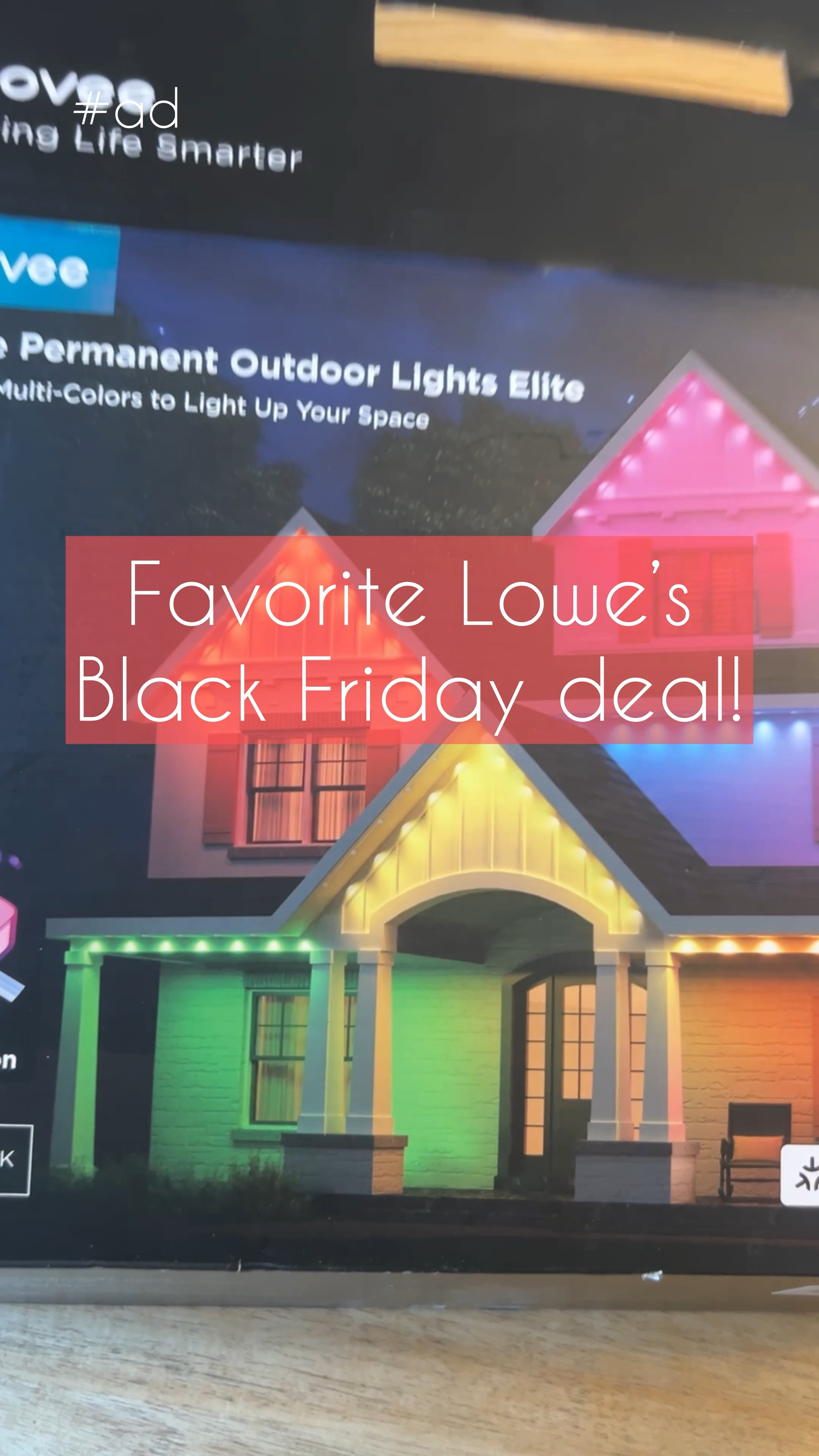 Game changing Govee permanent outdoor lights! #ad Create any light show from your mobile app. Easy DIY installation. I’m in love! // Lowe’s Black Friday deals // outdoor Christmas decorations// holiday decor #lowespartner

#LTKHome #LTKCyberWeek #LTKHoliday