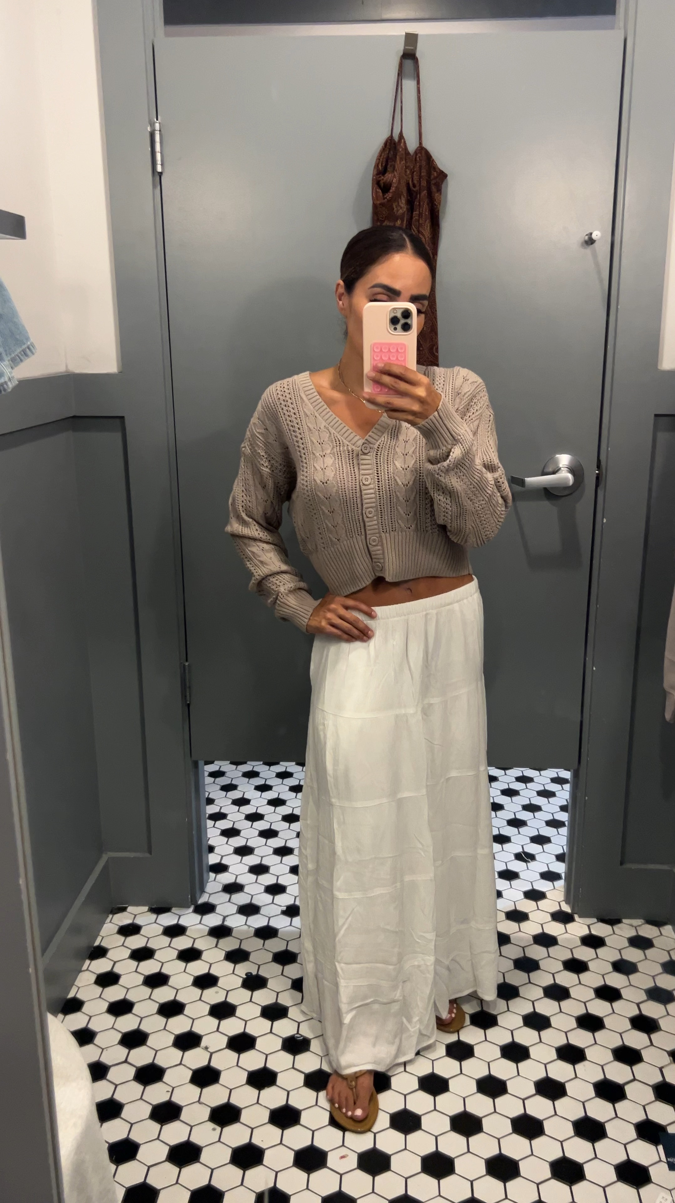 I’m wearing a size XS for the skirt and a size Small for the top. I am 5’0” and 115 lbs. 34B

#LTKVideo #LTKOver40 #LTKSaleAlert