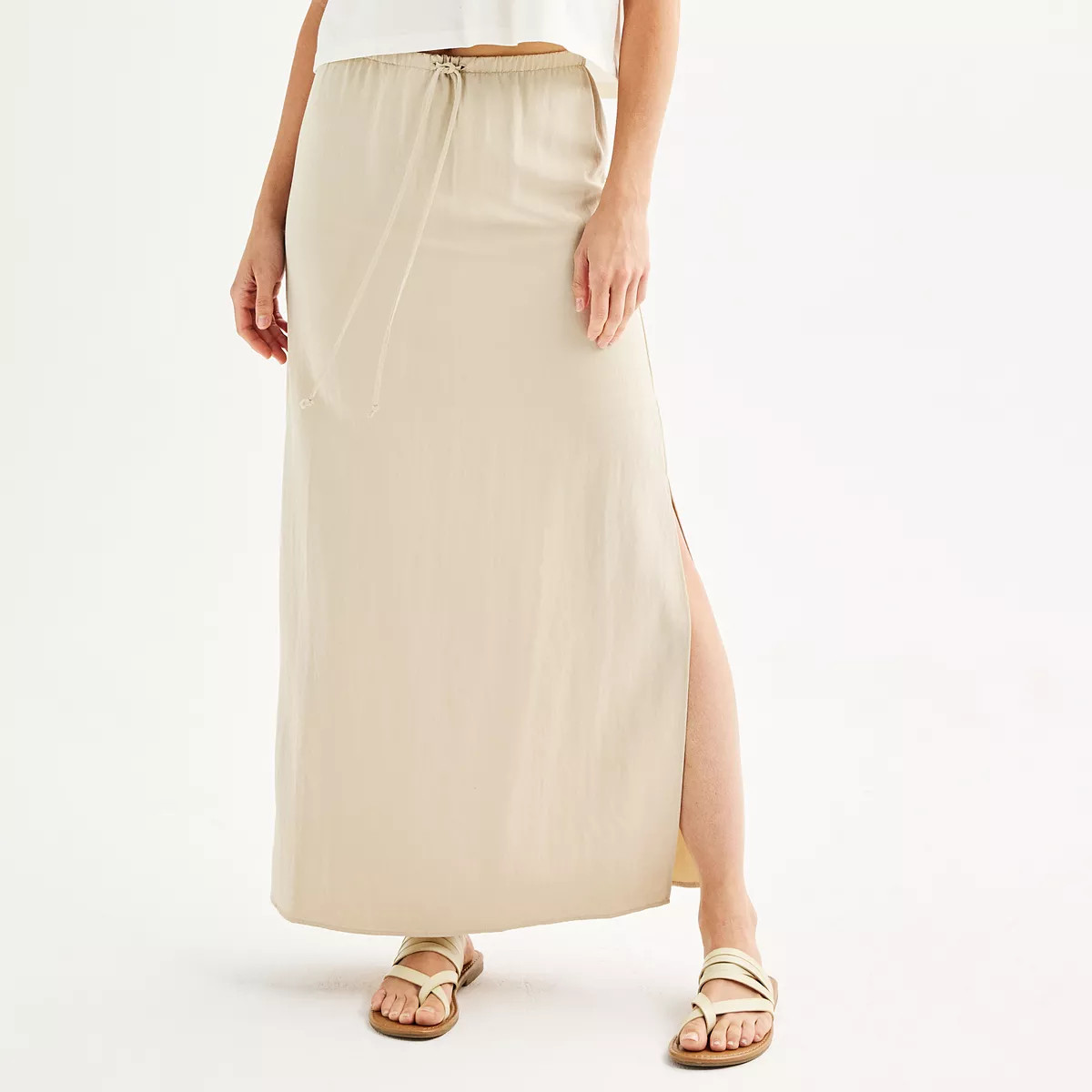 Juniors' SO® Soft Twill Maxi Skirt | Kohl's