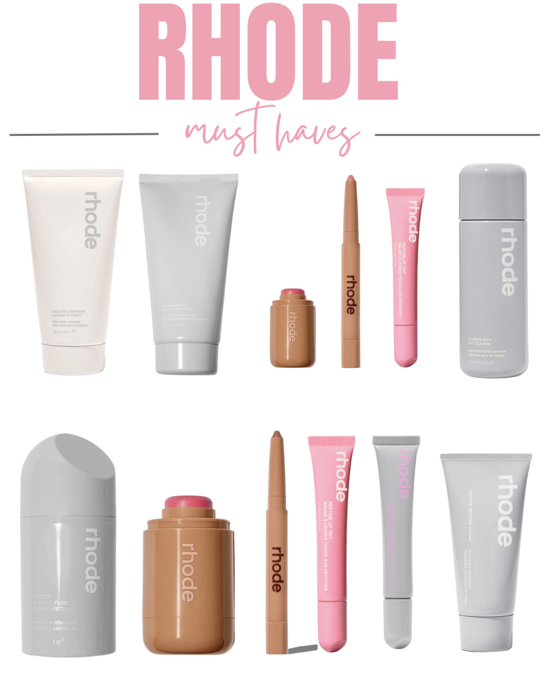 RHODE must-haves 

 #LTKSummerEdit #LTKOver40 #LTKBeauty