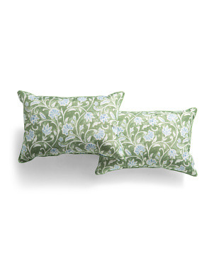 2pk 14x20 Dewhurst Jacobean Indoor And Outdoor Pillows | Throw Pillows | Marshalls | Marshalls