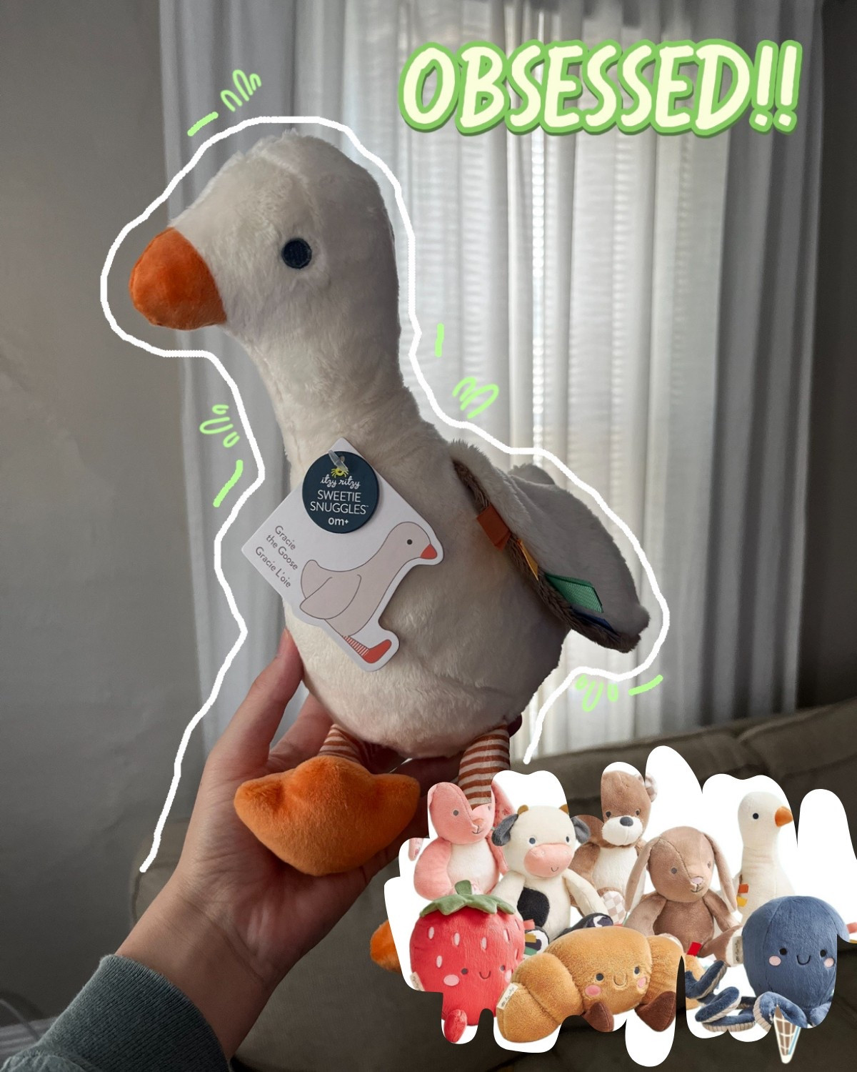 Itzy Ritzy | Meet the Snuggleverse—a cozy crew of super-soft plushies, each with its own adorable personality. Designed for snuggles, car rides, at-home hangs, and everywhere in between, these cuddly characters feature sensory ribbons, fun textures, and matching Itzy Ritzy faves. Perfect for gifting, collecting, and growing up with, Sweetie Snuggles turn everyday moments into magical memories.

@itzyritzy #itzyritzy #itzyritzypartner #snuggleverse


#LTKKids #LTKBaby #LTKGiftGuide