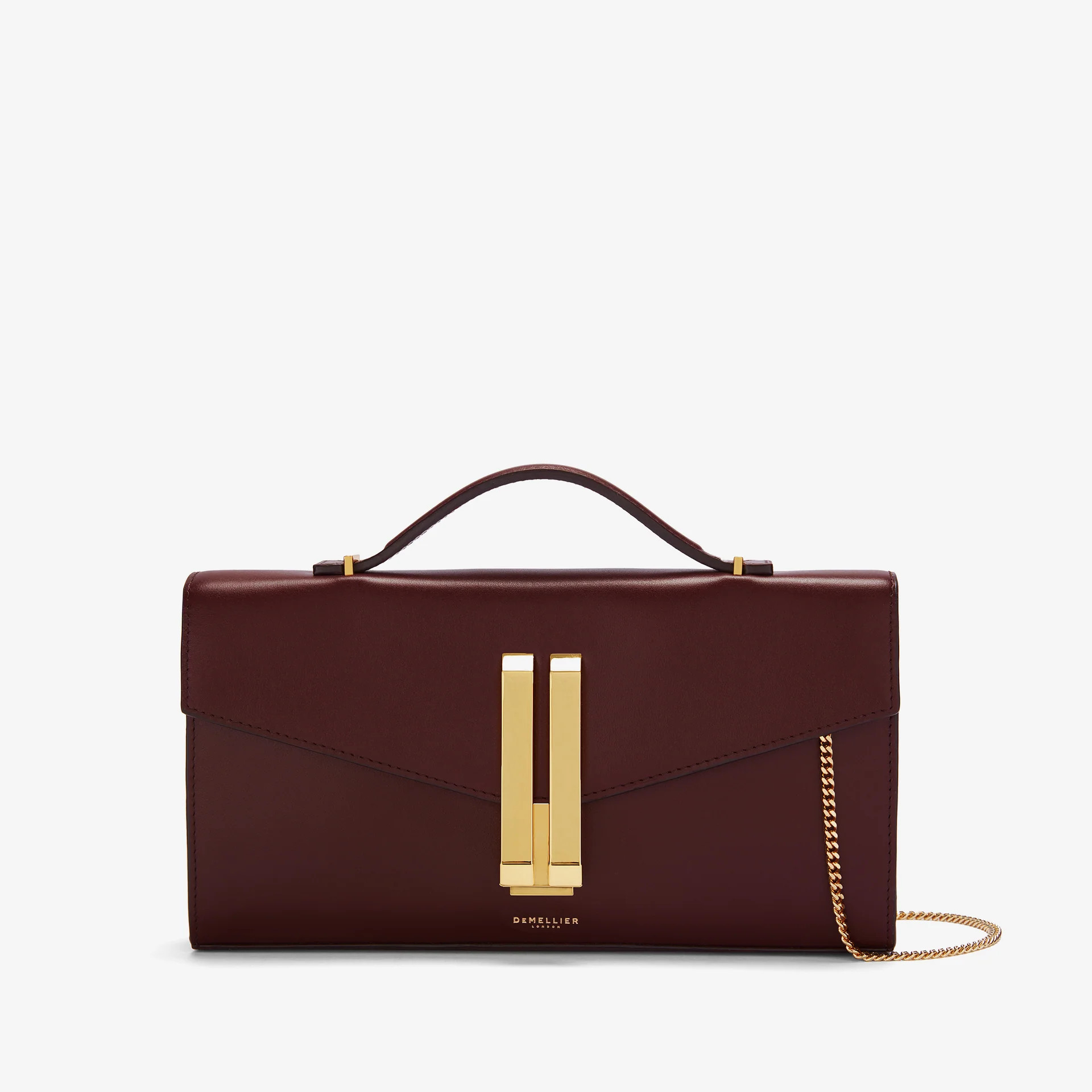 The Vancouver Clutch | Burgundy Smooth | DeMellier | DeMellier