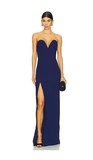 x REVOLVE Cherri Gown in Navy | Revolve Clothing (Global)
