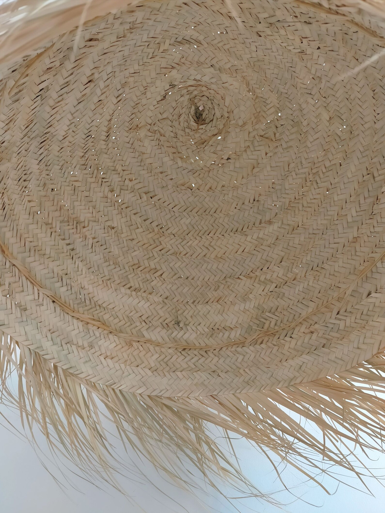 Straw Pendant Lamp 50 Cm Suspension Lamp Boho | Etsy | Etsy (US)