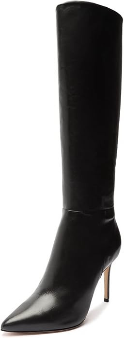 SCHUTZ Women's Mikki Up Pointed Toe Knee High Boot | Amazon (US)