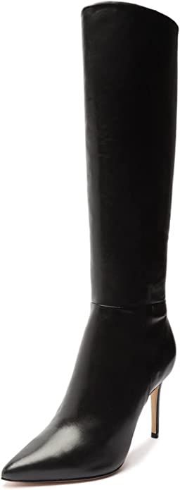 SCHUTZ Women's Mikki Up Pointed Toe Knee High Boot | Amazon (US)