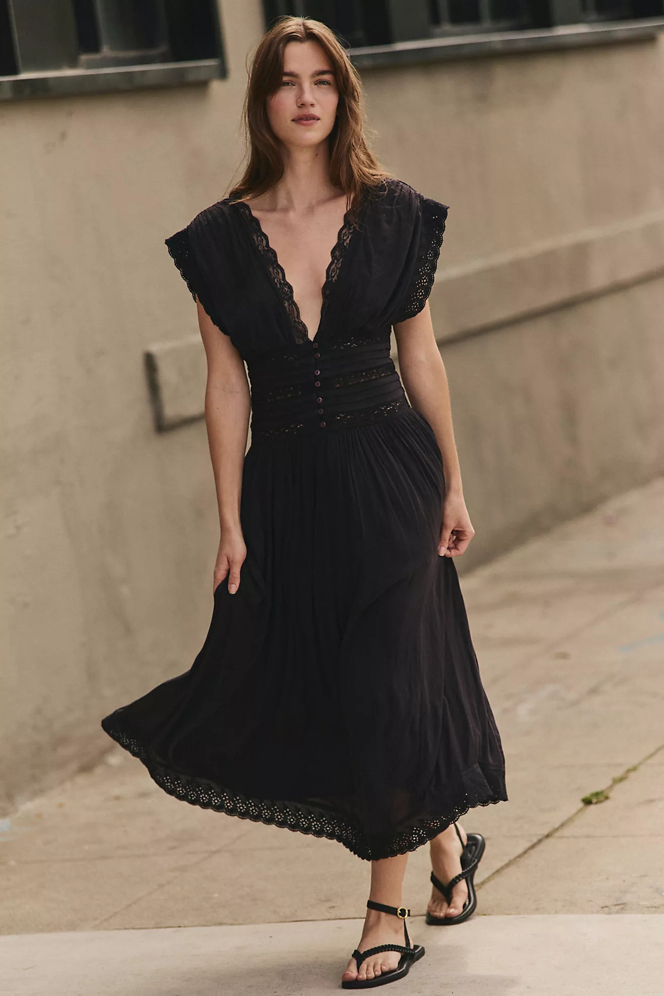 Swimming Across The Sky Midi Dress | Free People (UK)
