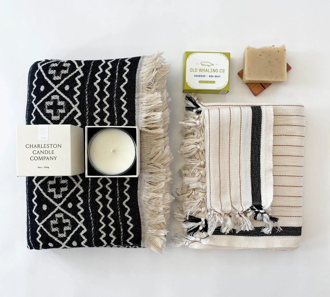 Housewarming Gift Set, Best Friend Gift, Towels Gift Set, Send a Gift, Gift for Her, Gift For Mother | Etsy (US)