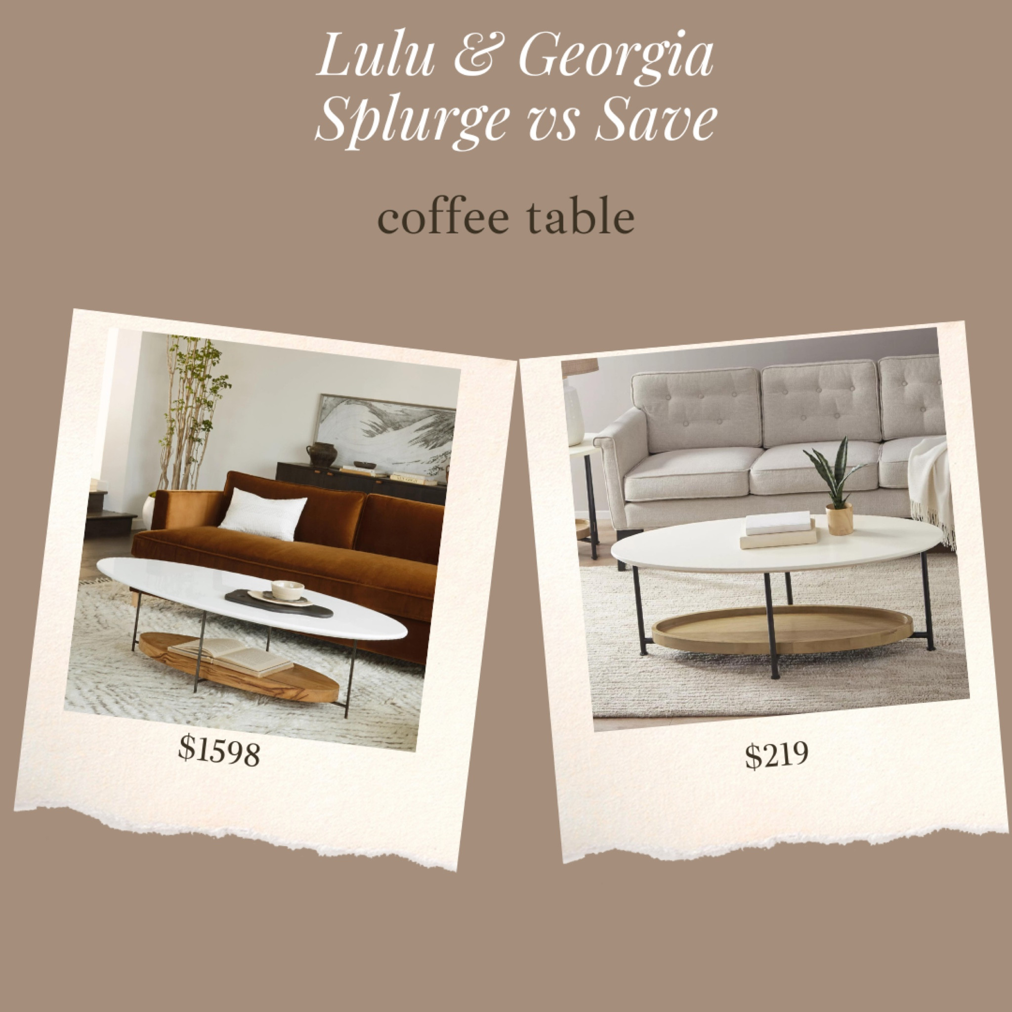 Such a great look-alike!! I love this style of coffee table, and it is a great price!

#LTKSaleAlert #LTKHome #LTKStyleTip