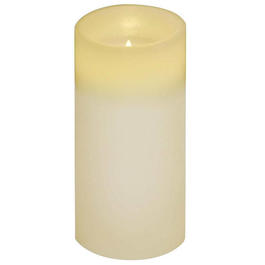 Brite Star Manuf. Co. Brite Star 3"" x 6"" Flameless Ivory Candle | HSN