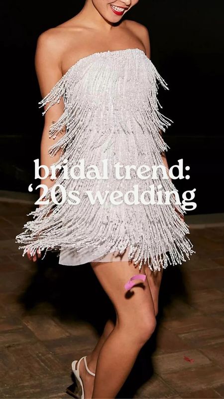 Bridal trend: 1920’s inspiration! I am all about bridal pearls, feathers, & fringe right now! There is something so gorgeous and feminine about this style🤍 I am sharing a number of pieces inspired by the early 1900s, from wedding accessories to white dresses. They can be worn for bridal showers, rehearsal dinners, bachelorette parties, or even engagement photoshoots!
Let me know what you think of this trend💍 You can find these exact items on my LTK @ laurenemily☁️
Bridal trends, bride style, white fashion, white dress, fashion, 20s style, pearl dress, rehearsal dinner outfit, outfit ideas, bridal outfits

#LTKwedding