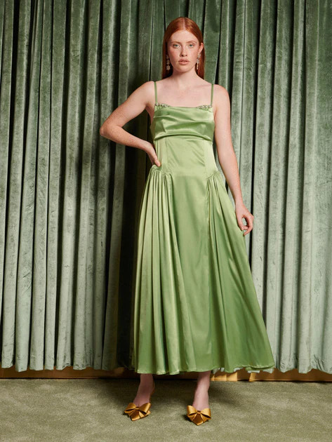 DREAM Cinematic Satin Midi Dress | Sister Jane (UK)